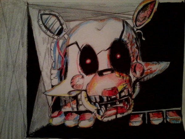 FNAF 2 Олд Фокси и Мангл