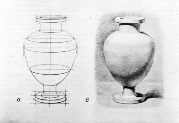 Академический рисунок вазы