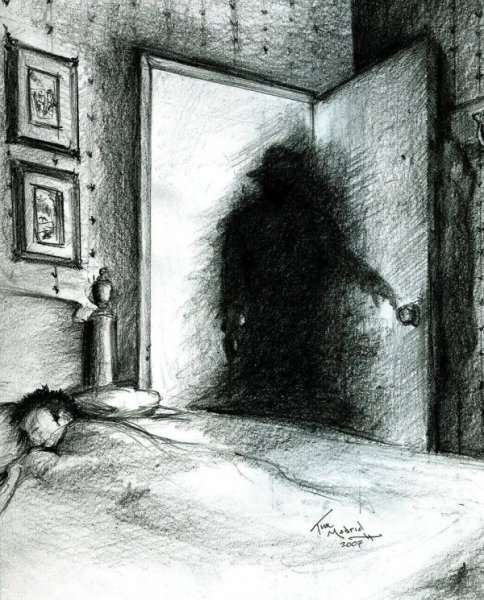 Лес в темноте