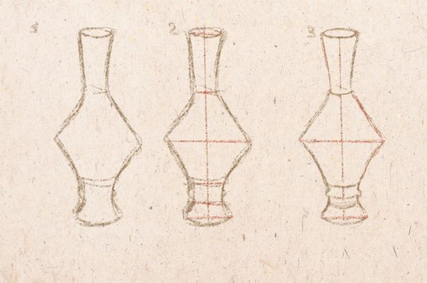 Ваза с рисунком
