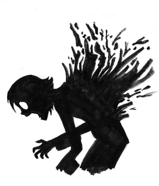 Силуэт зомби