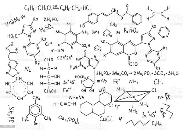 Красивые формулы по химии