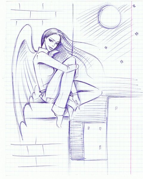 Рисунки девушек ручкой для начинающих