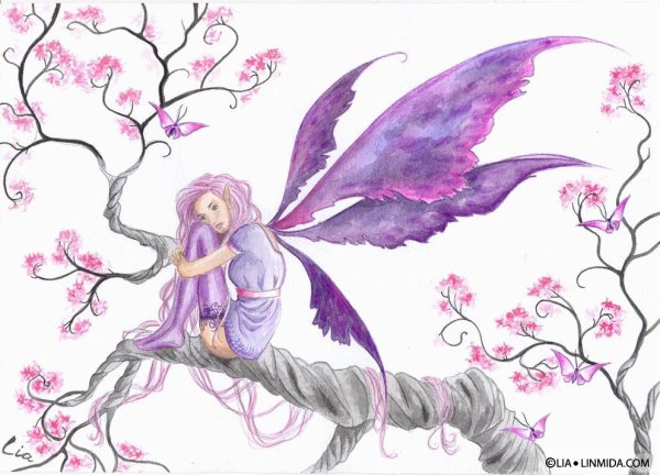 Фея на веточке