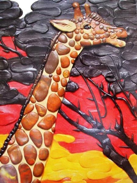 Картины из пластилина