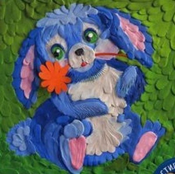 Животные в технике пластилинография