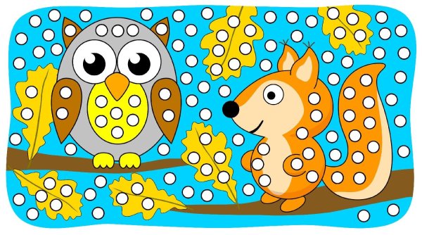 Рисование пластилином для малышей