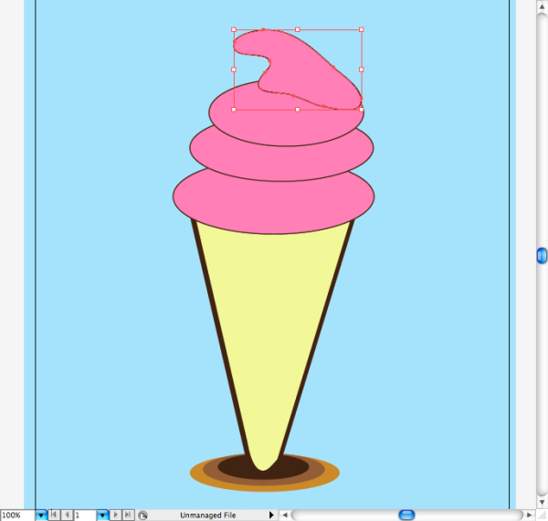 Мороженка рисунок легкий