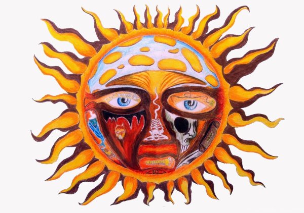 Солнце Злое вектор