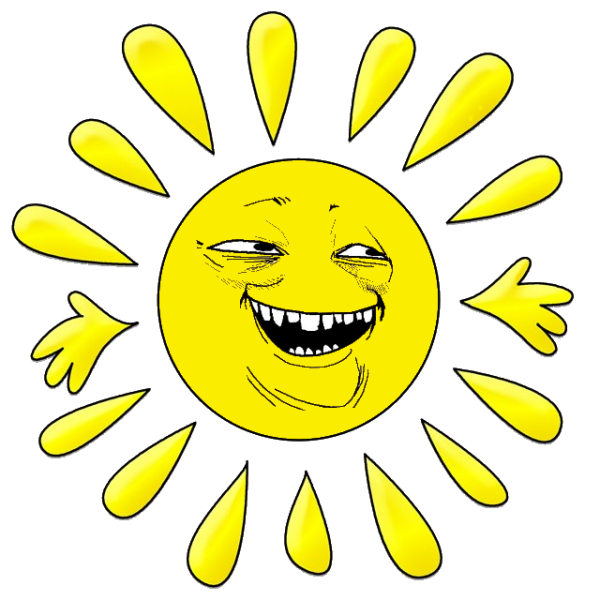 Смешное солнышко
