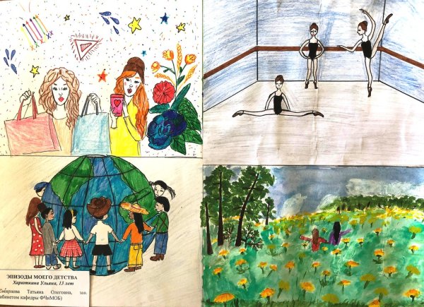 Конкурс детского рисунка мое детство