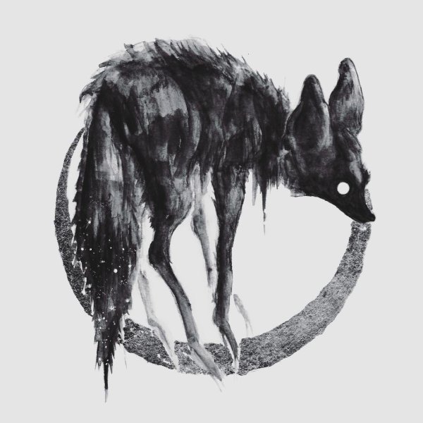 Жуткие животные рисунок лисы