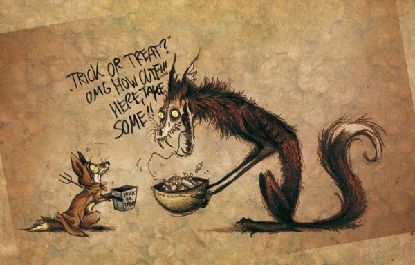 Лисы арт Culpeo Fox