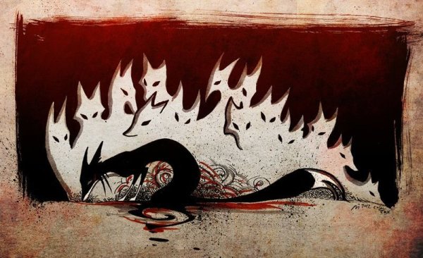 Кальпео Фокс мертвая лиса