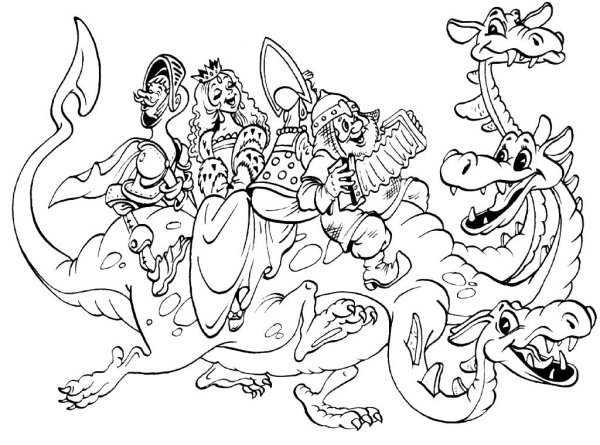 Персонажи для выжигания