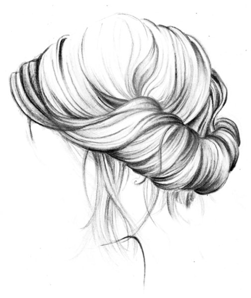 Эскиз прически