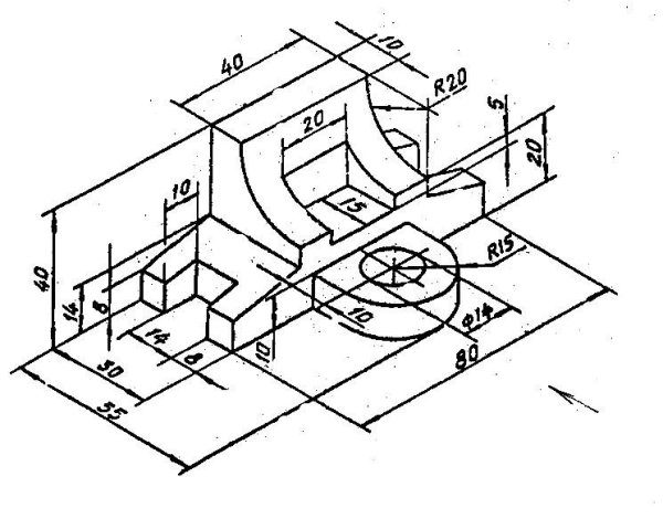 Творческие задания по черчению 3d AUTOCAD