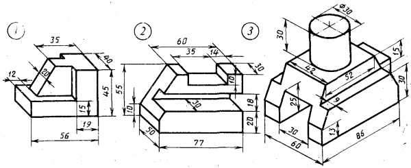 Чертеж детали в трех проекциях компас 3д