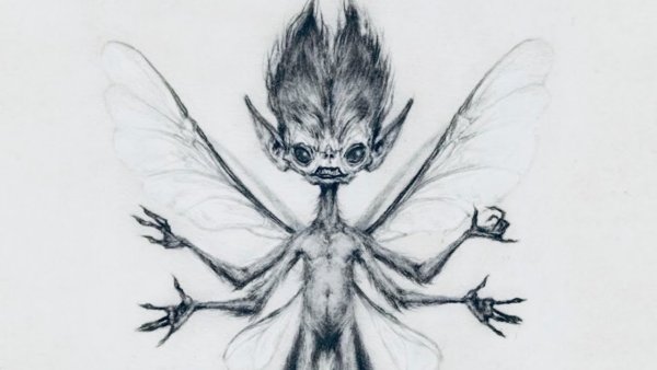 Фея арт карандашом