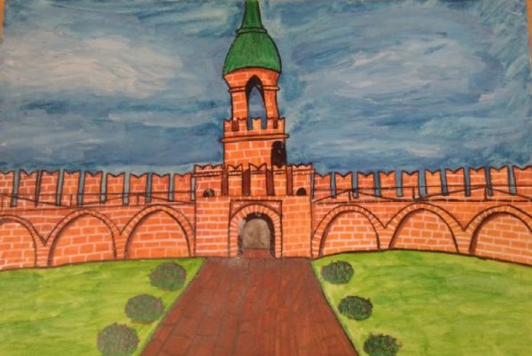 Тульский Тульский Кремль рисунки