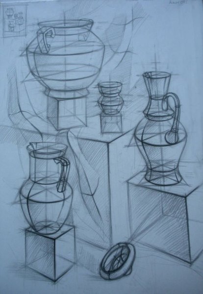 Построение бытовых предметов