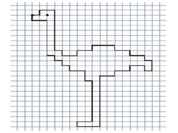 Схемы по клеткам для детей