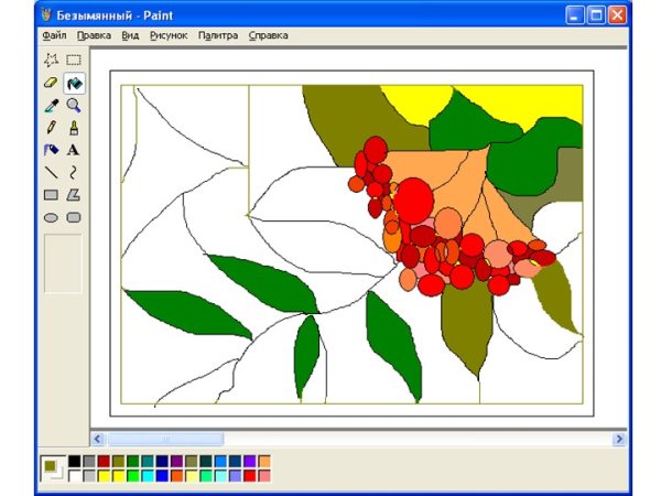 Иллюстрация в графическом редакторе
