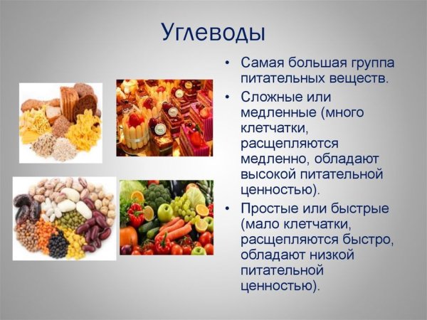 Простые углеводы