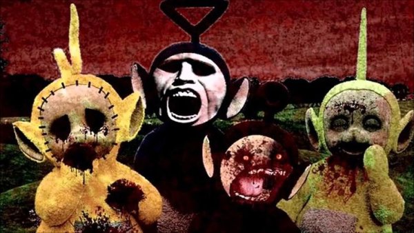 Тинки винки Дипси Ляля по хоррор