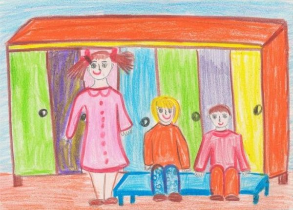 Раскраска воспитатель