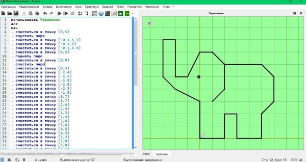 Кумир чертежник медведь