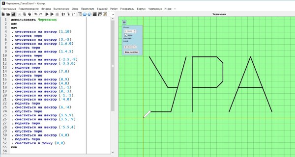 Фигуры для чертежника
