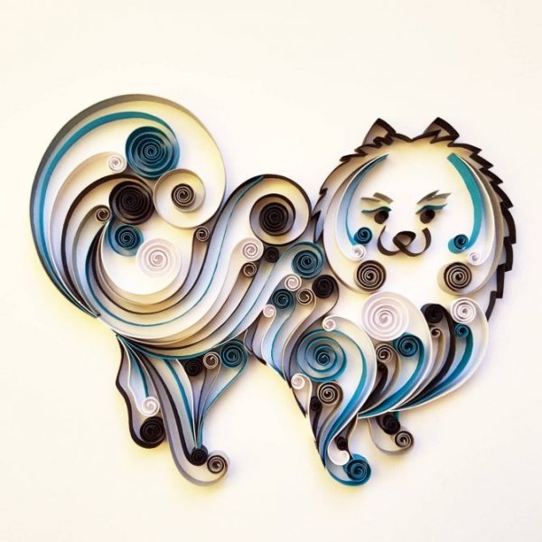 Квиллинг животные профессиональные