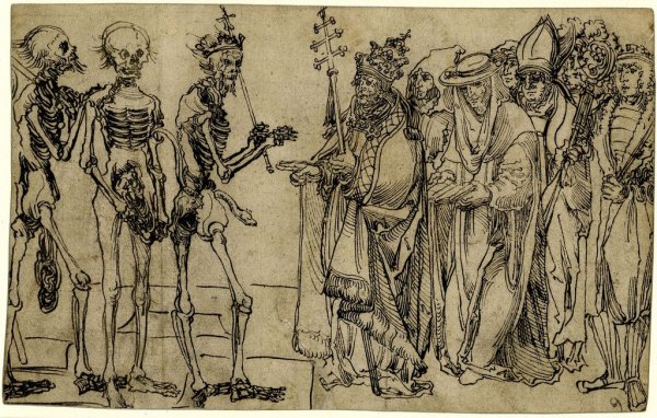 Смерть скелет Гравюры Дюрер