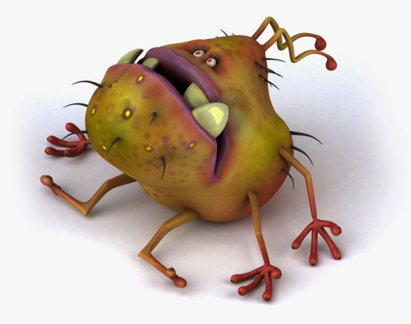 Страшные микробы для детей