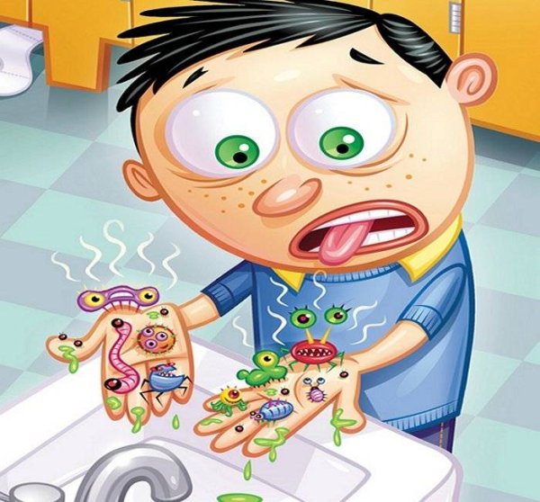 Микробы на руках