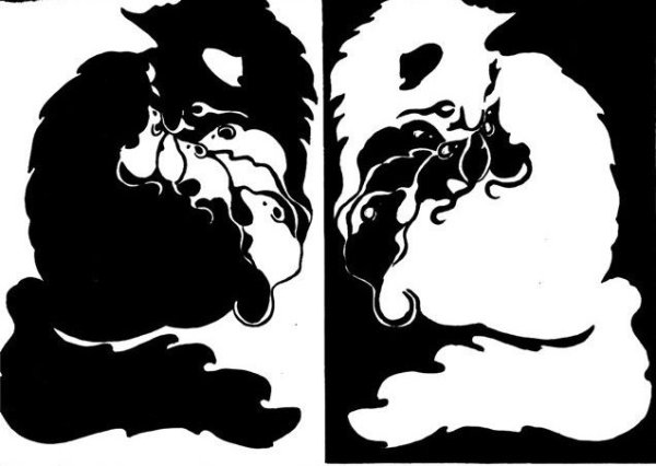 Оптические иллюзии гештальт