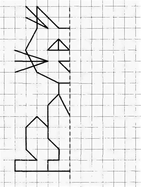 Рисование по клеточкам для дошкольников
