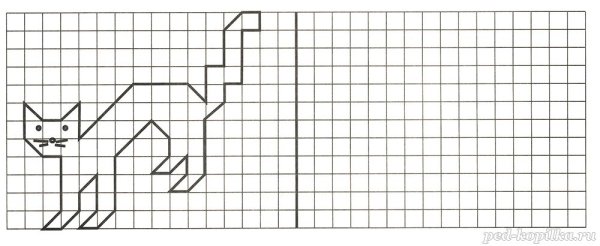 Повтори узор по клеткам