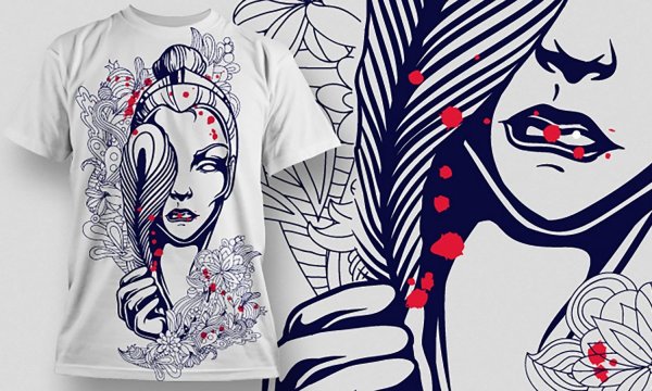 Эскиз футболки