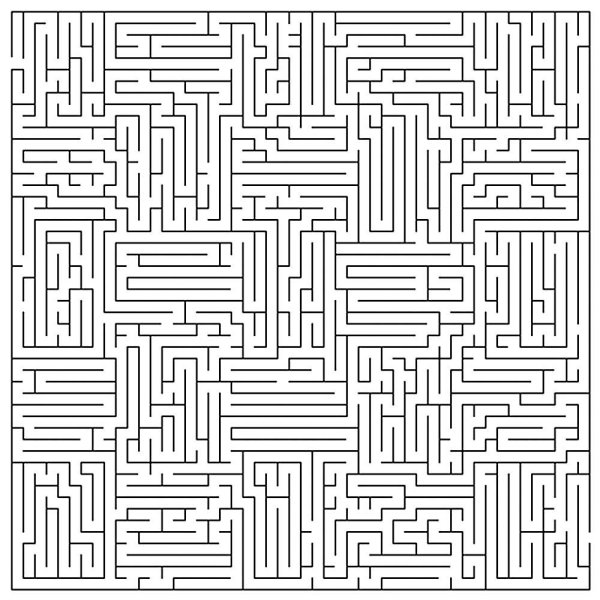 Лабиринт сложный