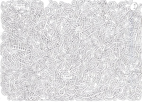 Сложные головоломки на бумаге