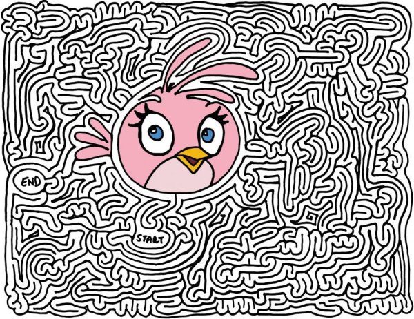 Задания для детей Лабиринт сложный