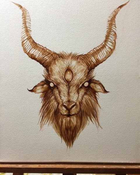 Бафомет коза сатанинского