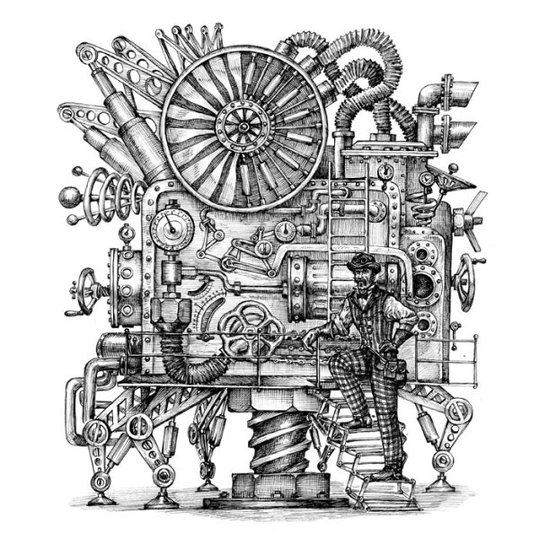 Стимпанк Графика