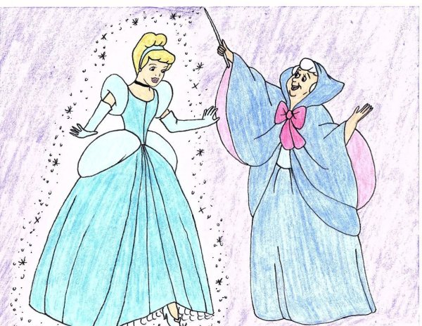 Рисунок к сказке Золушка