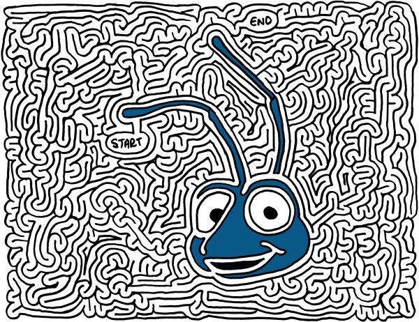 Лабиринт сложный