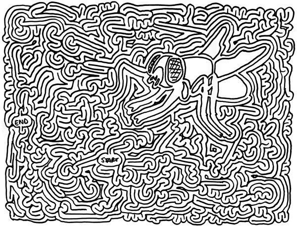 Головоломка Лабиринт сложный