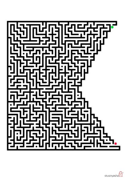 Лабиринт сложный