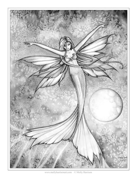 Фея цветов раскраска